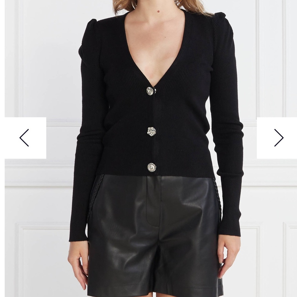 Liu Jo Black Fitted Cardigan